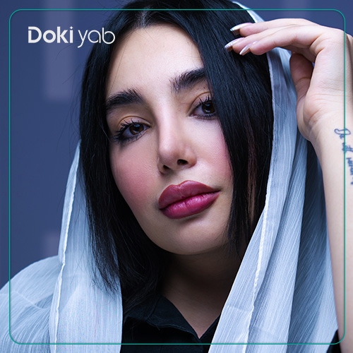 عکس بینی نیمه فانتزی از نمای روبه‌رو؛ عمل شده با مشاوره دکی یاب