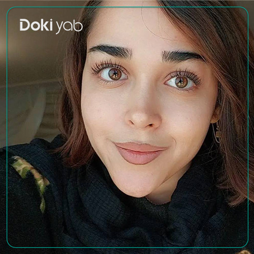 نمونه کار جراحی بینی نیمه فانتزی دکتر آزاده مرادی جراح بینی در شیراز