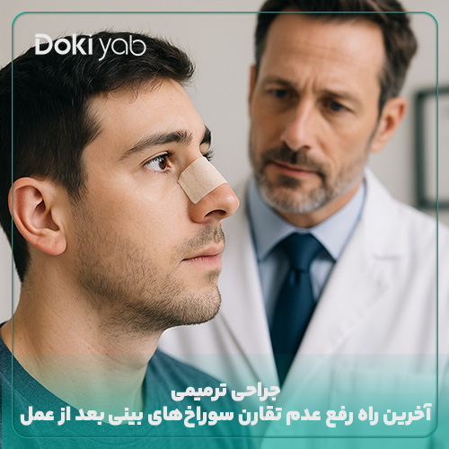 جراحی ترمیمی برای رفع عدم تقارن سوراخ‌های بینی