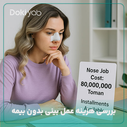 بررسی هزینه عمل بینی بدون بیمه در دکی یاب
