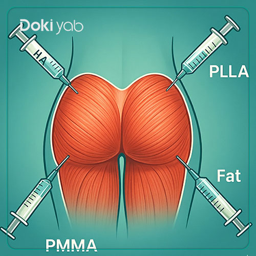 معرفی انواع فیلرهای باسن در دکی یاب