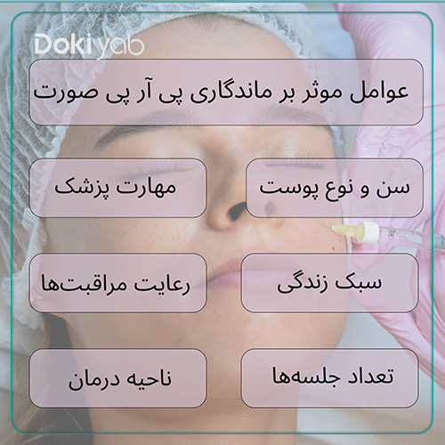 بررسی عوامل موثر بر ماندگاری پی آر پی صورت