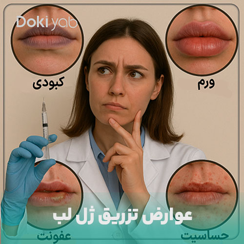 بررسی عوارض تزریق ژل لب در مجله دکی یاب