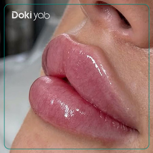 عکس تزریق ژل لب هالیوودی