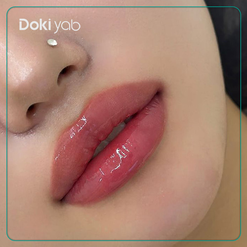 عکس نمونه ژل لب عروسکی