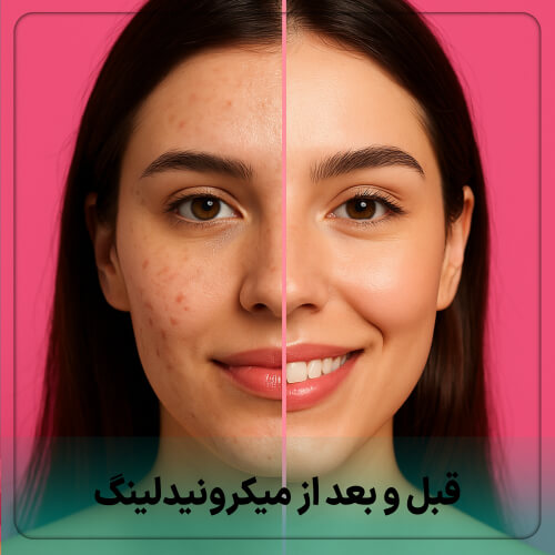 تأثیر میکرونیدلینگ روی جای جوش و بافت پوست صورت