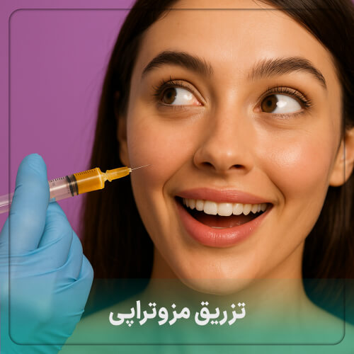 درمان کدر بودن پوست با مزوتراپی جوانساز در صورت خانم جوان